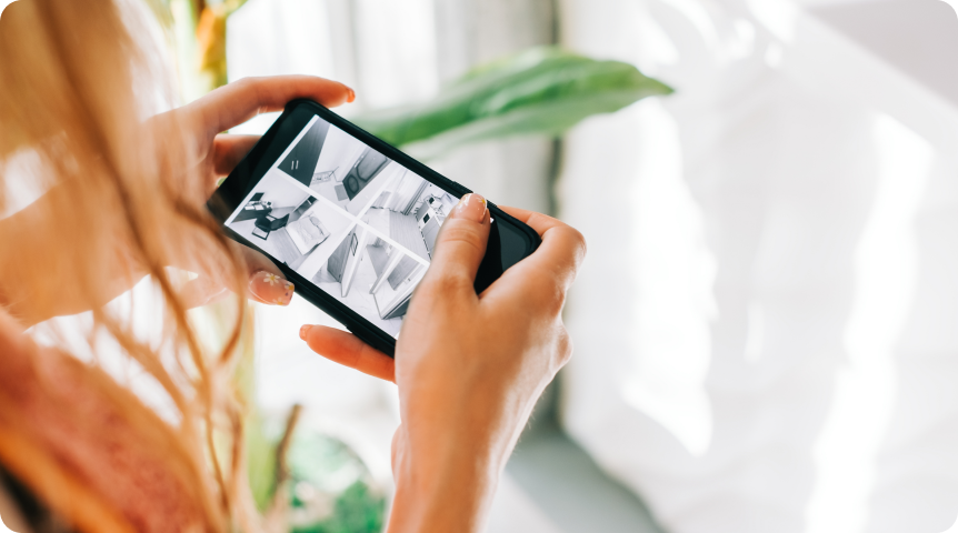 Man installing camera